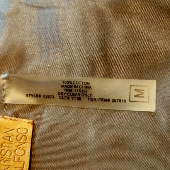 Kristian Alfonso NWOT's Women's Peacoat with Gold Button Accents Sz Med - Picture 9 of 9